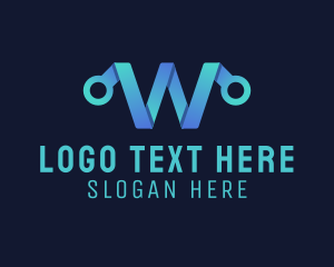 Developer - Web Developer Letter W logo design