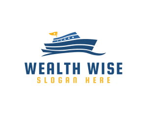 Catamaran - Cruise Ship Maritime logo design