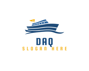 Speedboat - Cruise Ship Maritime logo design