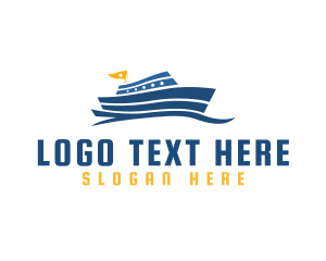 Catamaran - Cruise Ship Maritime logo design