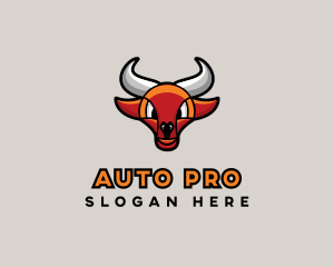 Livestock - Angry Bull Head logo design