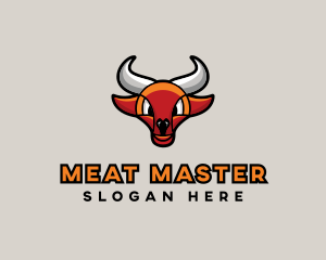 Angry Bull Head logo design