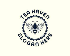 Bee Apothecary Wasp logo design