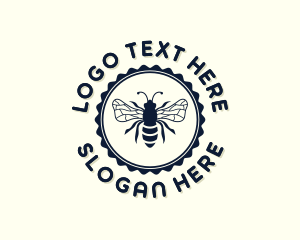 Honeycomb - Bee Apothecary Wasp logo design