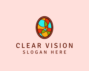 Stained Glass Mirror logo design