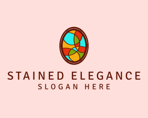 Stained Glass Mirror logo design