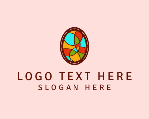 Event Space - Stained Glass Mirror logo design