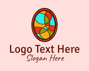 Event Space - Stained Glass Mirror logo design