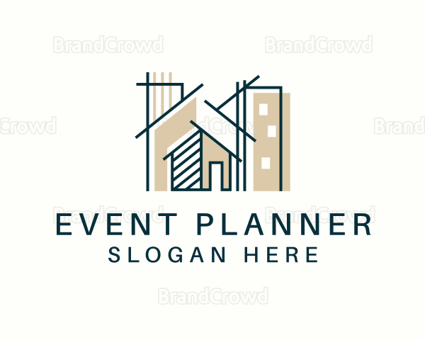 Geometric Building Architecture Logo