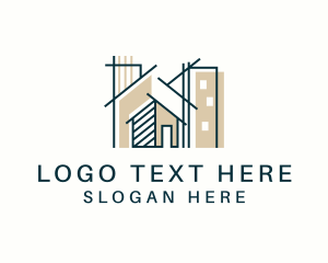 Geometric Building Architecture Logo