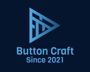 Button - Linear Play Button logo design