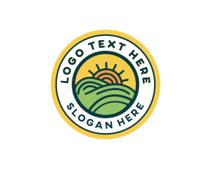 Planting - Sun Hill Landscape logo design