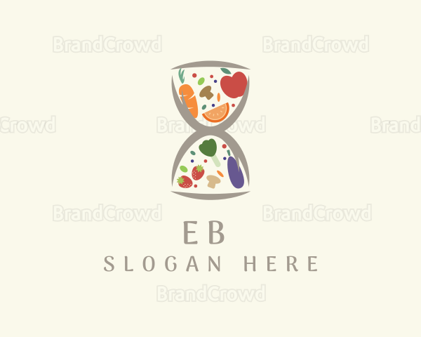 Fresh Food Hourglass Logo