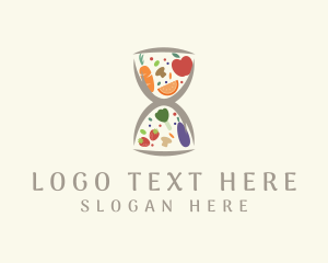 Fresh Food Hourglass Logo