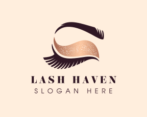 Glitter Beauty Eyelash logo design