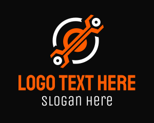 Fixing - Tech Wrench Tool logo design