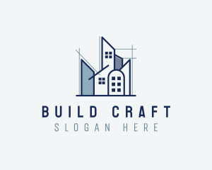 Structure Building Contractor logo design