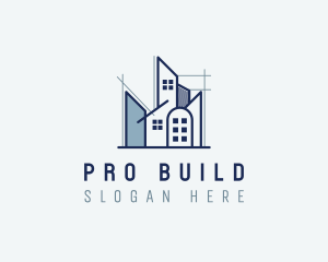 Structure Building Contractor logo design