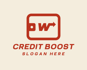 Credit - Credit Coupon Logistics Letter W logo design