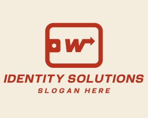 Identification - Credit Coupon Logistics Letter W logo design