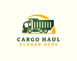 Logistics Dump Truck logo design