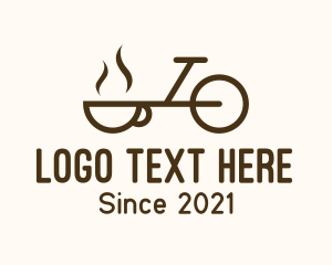 Breakfast - Delivery Bike Cup logo design