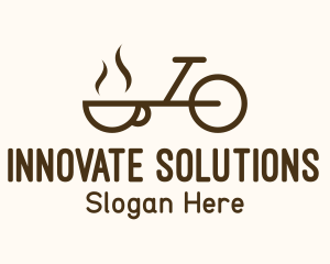 Delivery Bike Cup Logo