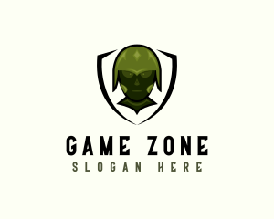 Gaming Soldier Avatar logo design