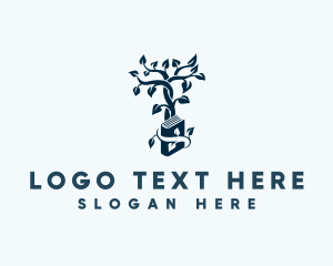Herbal - Tree  Book School logo design