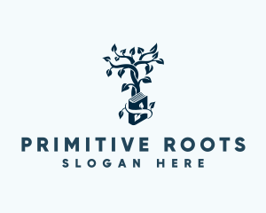 Tree  Book School logo design