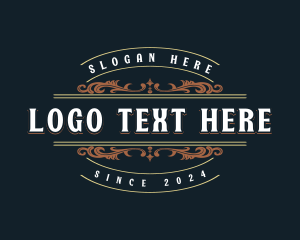 Decorative Vintage Ornament logo design