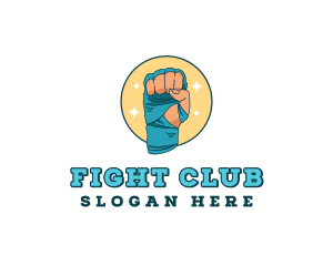 Sparring - Hand Bandage Boxing logo design