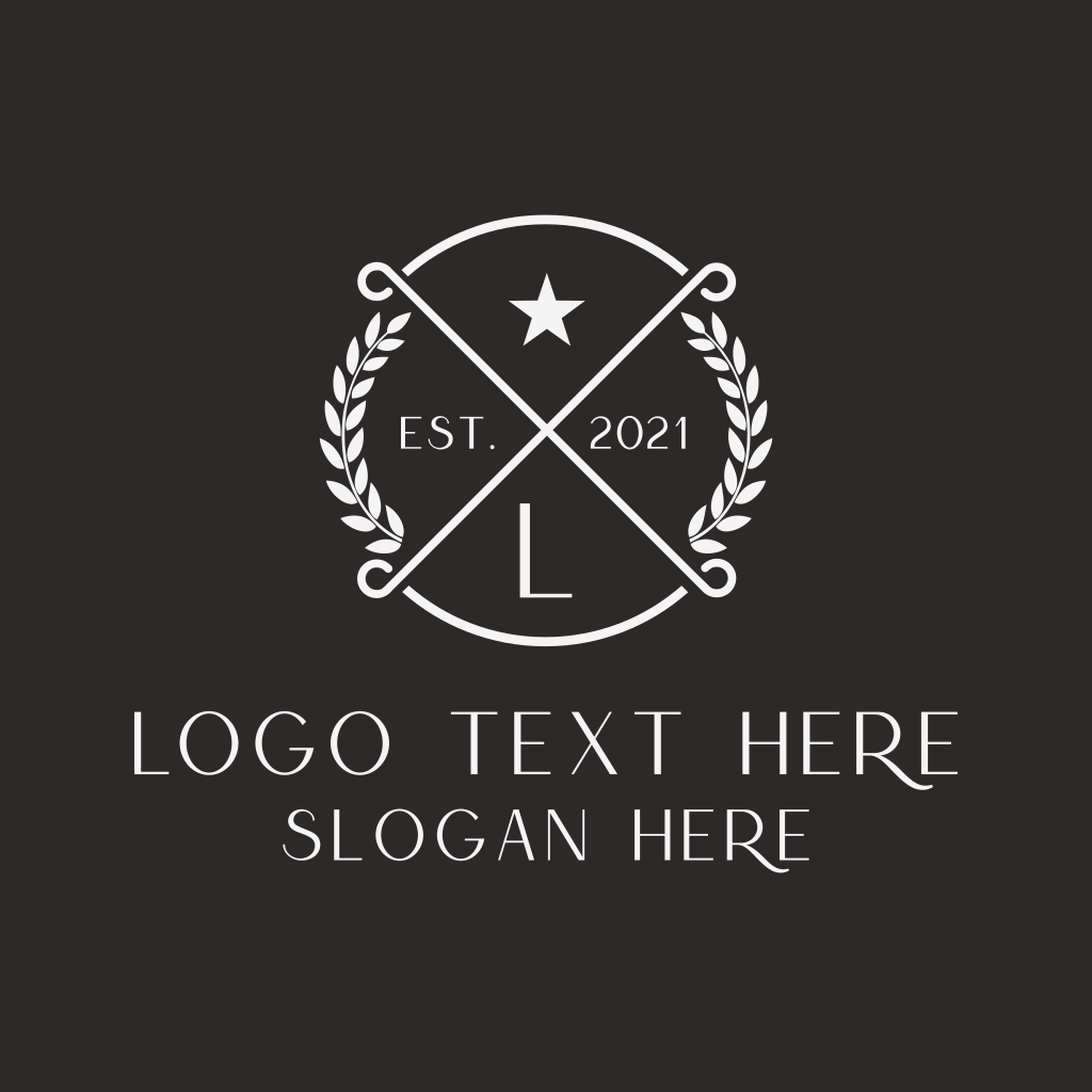 Star Wreath Emblem Logo | BrandCrowd Logo Maker