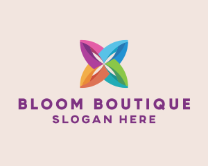 Bloom - Multicolor Floral Bloom logo design