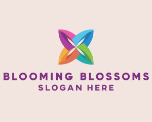 Blooming - Multicolor Floral Bloom logo design