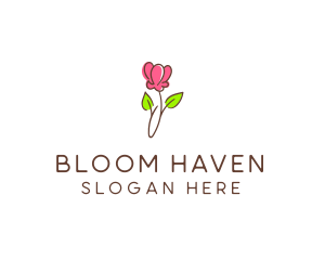 Floriculture - Beauty Product Flower logo design