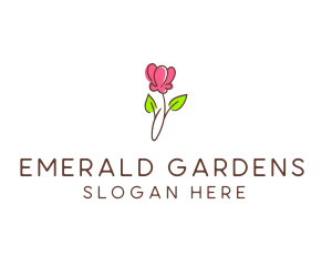 Beauty Product Flower  logo design