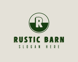 Masculine Rustic Brand logo design