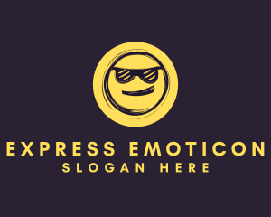 Emoticon - Cool Graffiti Smiley logo design