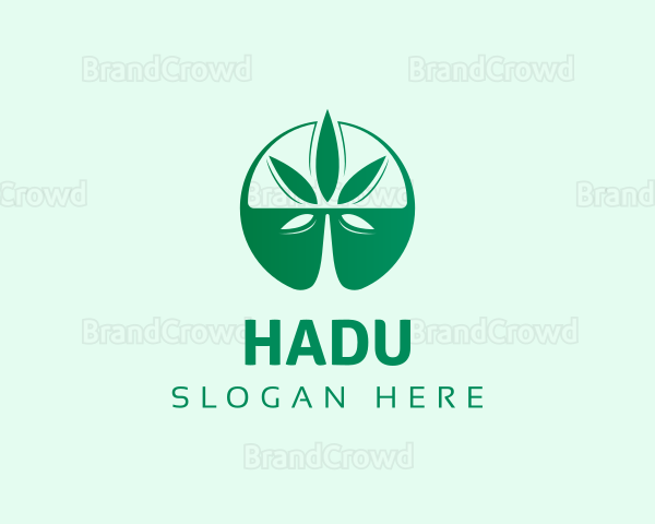 Cannabis Leaf Dispensary Logo