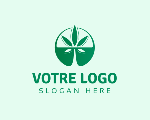 Cannabis Leaf Dispensary Logo