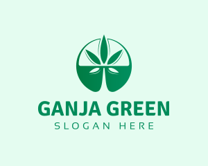 Cannabis Leaf Dispensary logo design