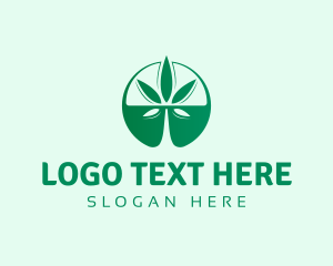 Stoned - Cannabis Leaf Dispensary logo design