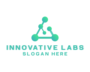 Scientist - Science Club Molecule Laboratory logo design