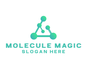 Science Club Molecule Laboratory logo design