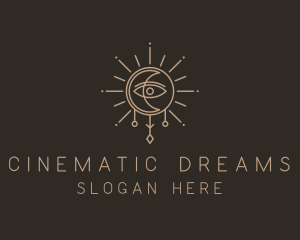 Cosmic Astronomy Eye logo design