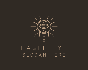 Cosmic Astronomy Eye logo design