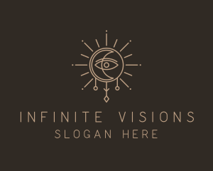 Visionary - Cosmic Astronomy Eye logo design