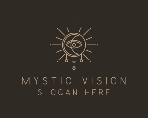 Clairvoyance - Cosmic Astronomy Eye logo design