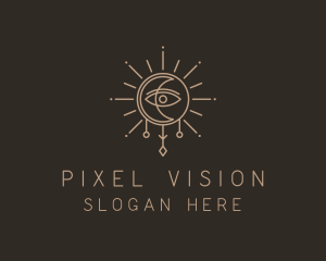 Cosmic Astronomy Eye logo design